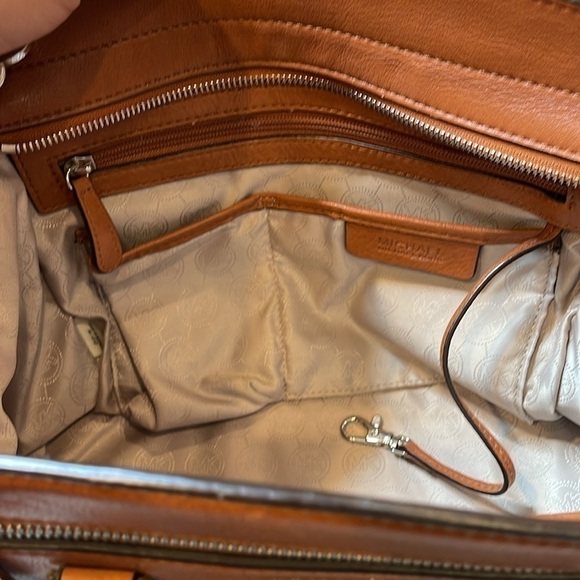 Michael Kors Brown Sophie Satchel Convertible Bag - Picture 3 of 12